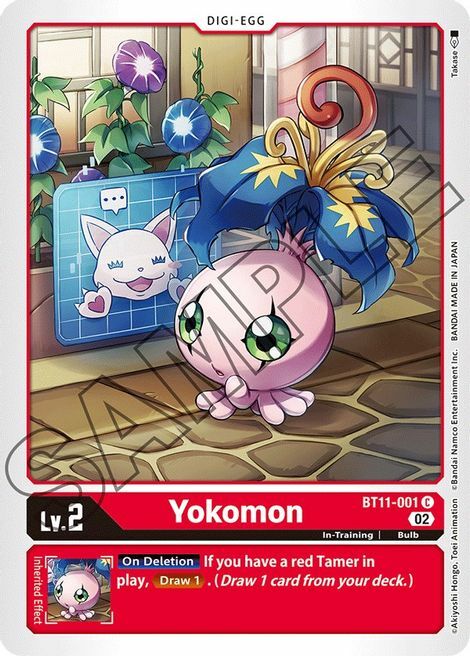 Yokomon Card Front