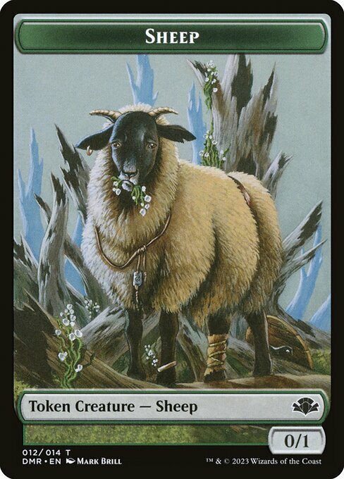 Sheep // Goblin Card Front