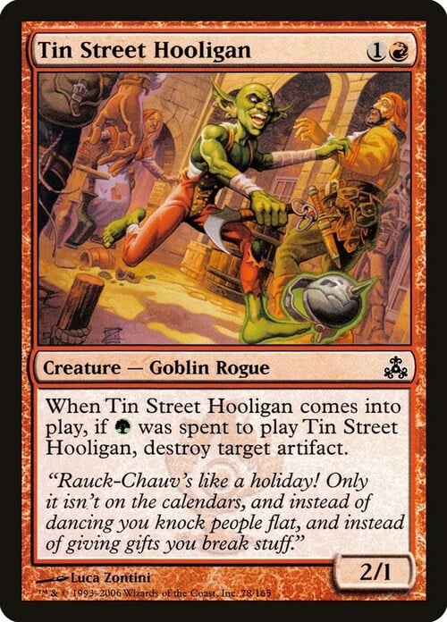 Tin Street Hooligan Card Front