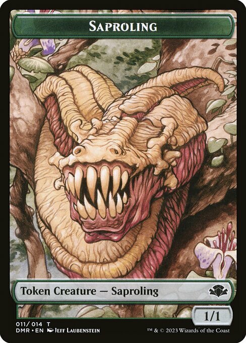 Saproling // Goblin Card Front