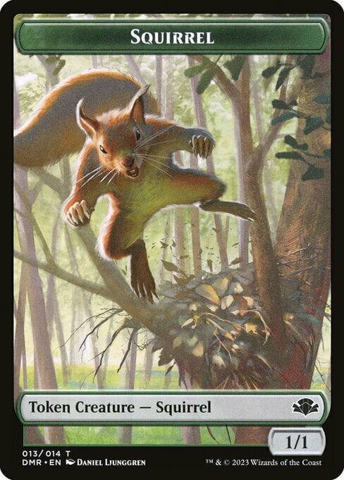 Squirrel // Insect Card Front