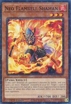 Sciamano Neo Flamvell Card Front