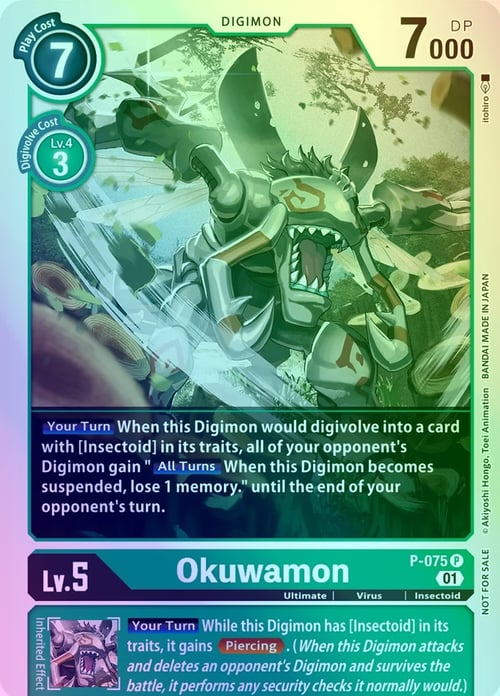 Okuwamon Card Front