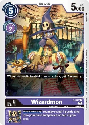 Wizardmon Card Front