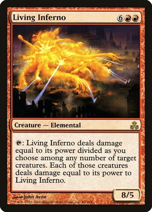 Living Inferno Card Front