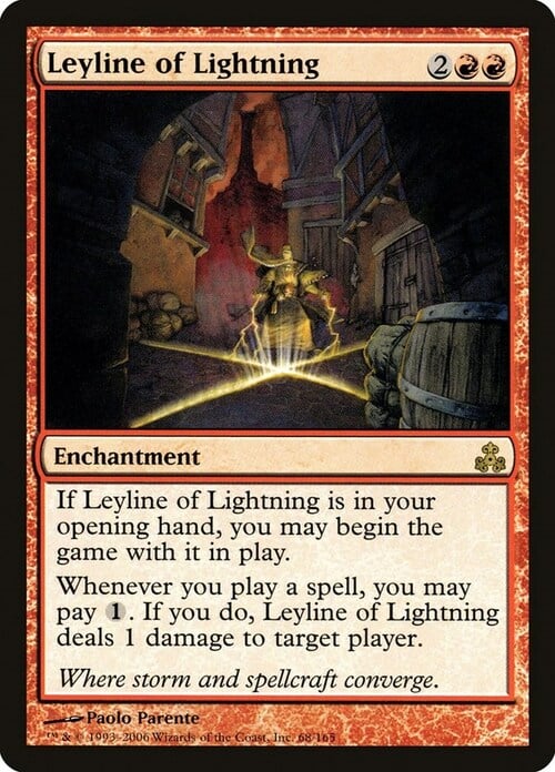 Leyline del Fulmine Card Front
