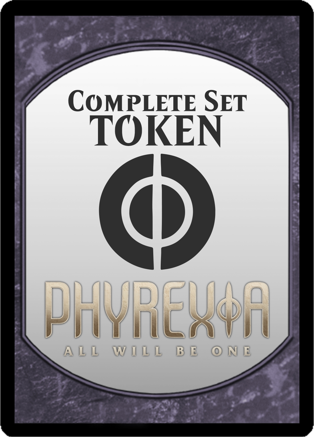 Phyrexia: All Will Be One: Extras: Single-Sided Tokens set