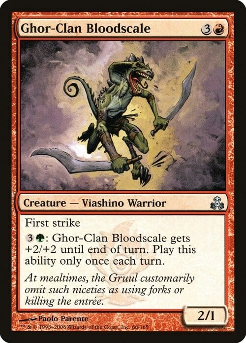 Ghor-Clan Bloodscale Card Front