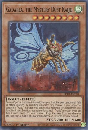 Gadarla, the Mystery Dust Kaiju Card Front
