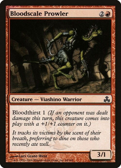Bloodscale Prowler Card Front