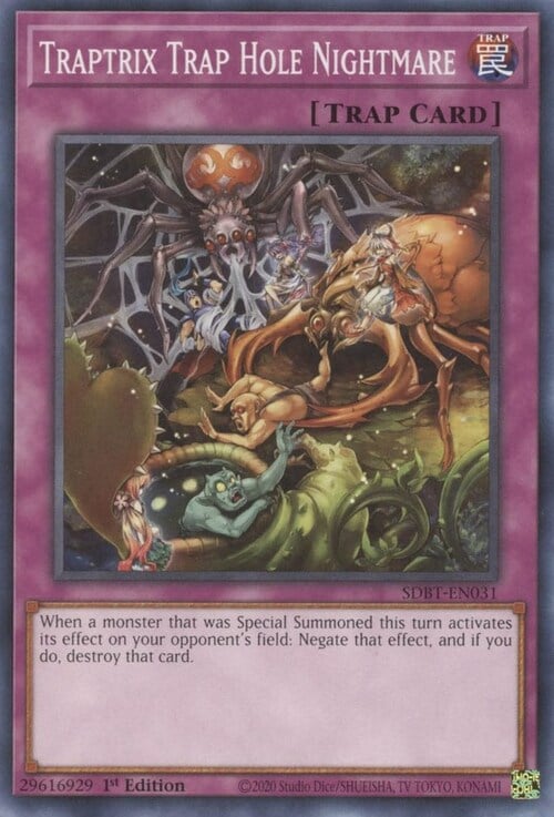 Traptrix Trap Hole Nightmare Card Front