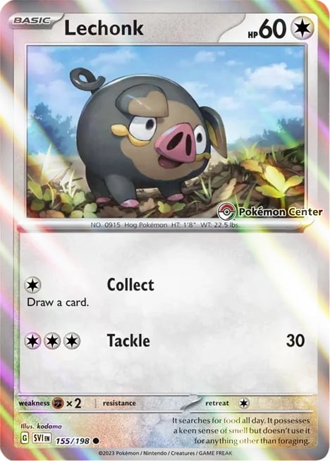 Lechonk [Collect | Tackle] Card Front