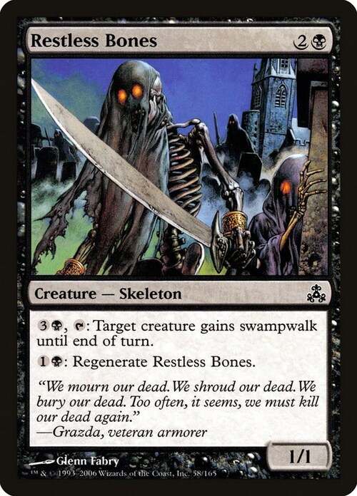 Restless Bones Card Front