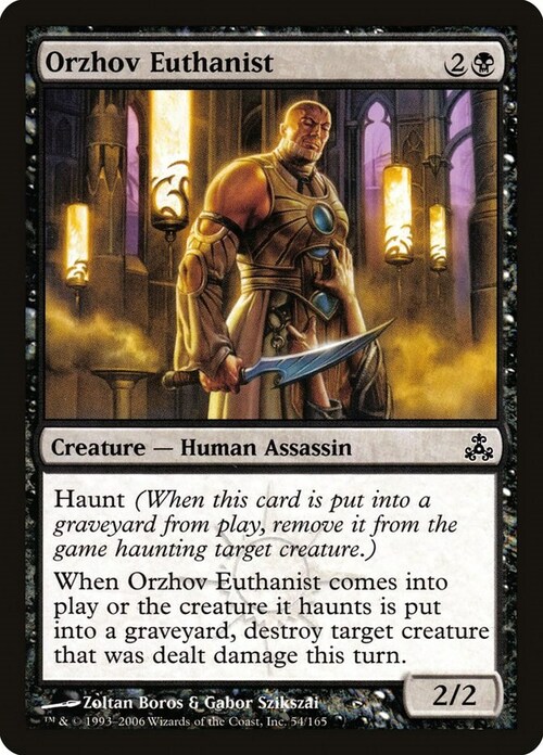 Orzhov Euthanist Card Front