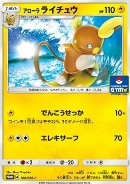 Alolan Raichu Card Front