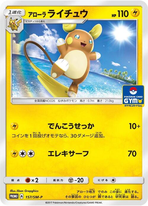 Alolan Raichu Card Front
