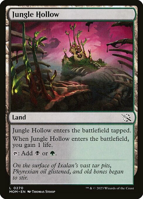 Jungle Hollow Card Front