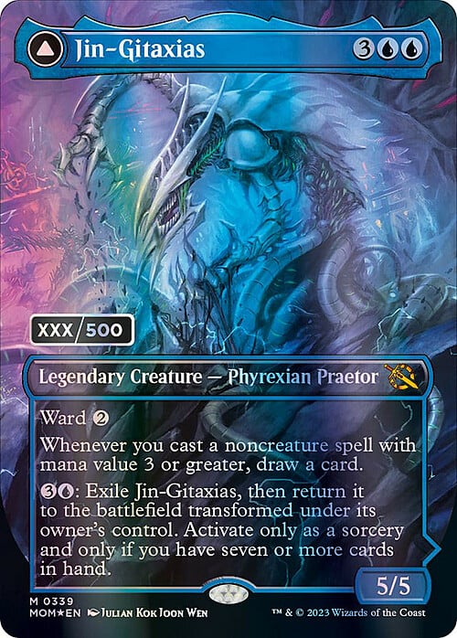 Jin-Gitaxias // The Great Synthesis Card Front
