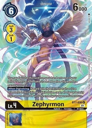 Zephyrmon Card Front
