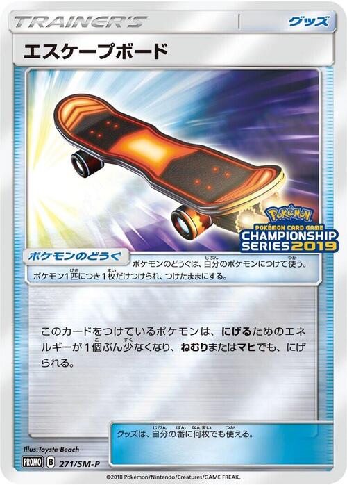 Skateboard di Fuga Card Front