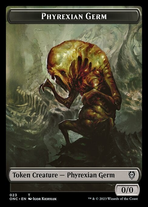 Phyrexian Germ // Rebel Card Front