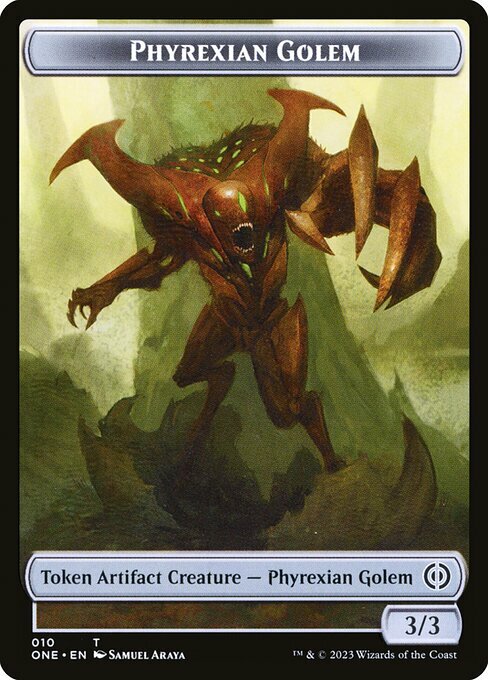 Phyrexian Golem // Rebel Card Front