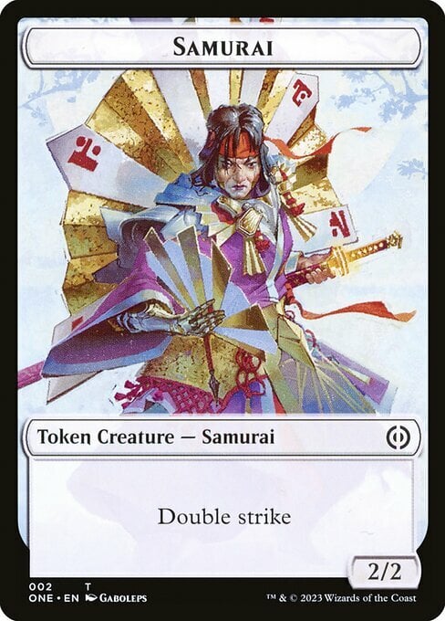 Samurai // Phyrexian Mite Card Front