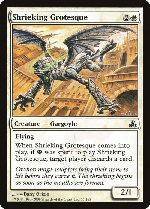 Shrieking Grotesque Card Front