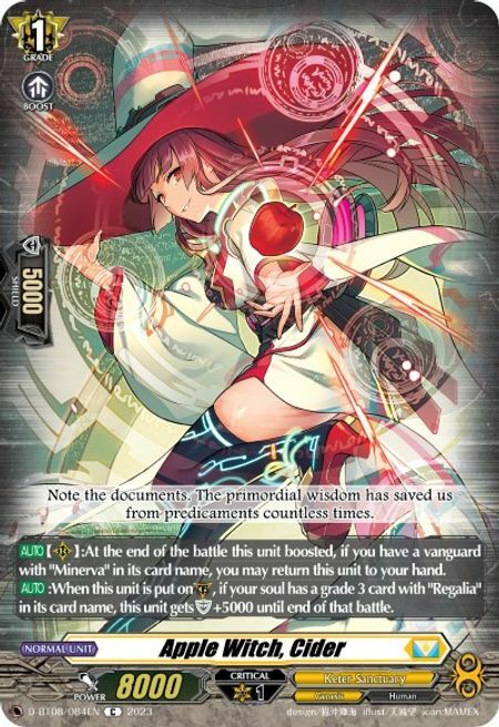 Apple Witch, Cider [D Format] Card Front