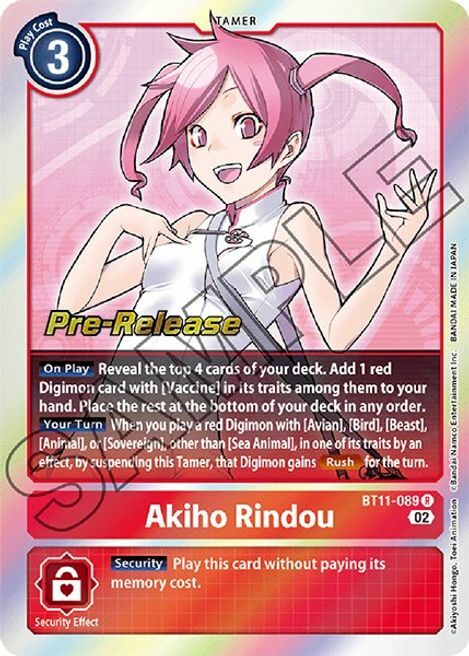 Akiho Rindou Card Front