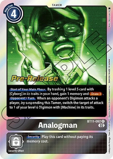 Analogman Card Front