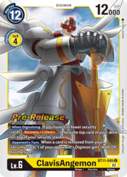 ClavisAngemon · Pre-Release Stamped BT11-045