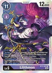 Lilithmon · Pre-Release Stamped BT11-087