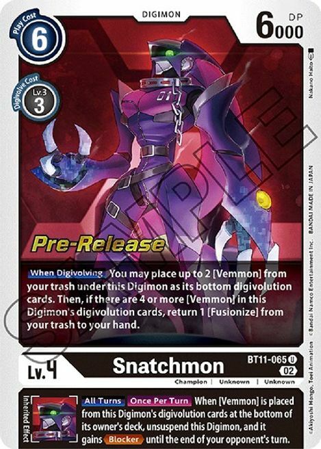 Snatchmon Card Front