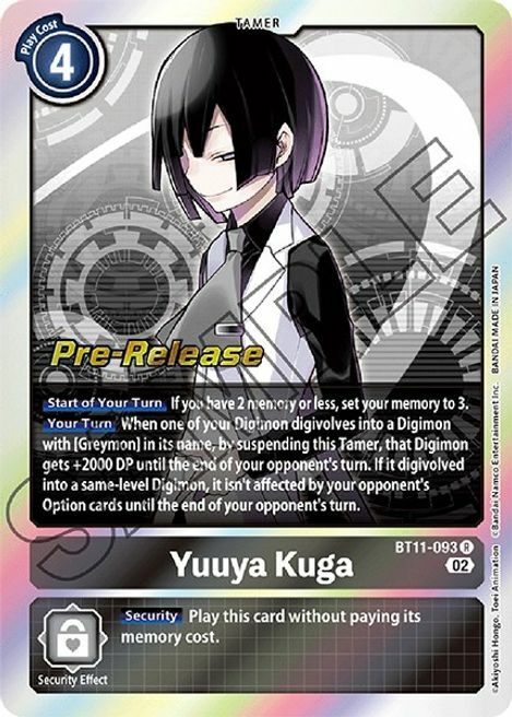 Yuuya Kuga Card Front