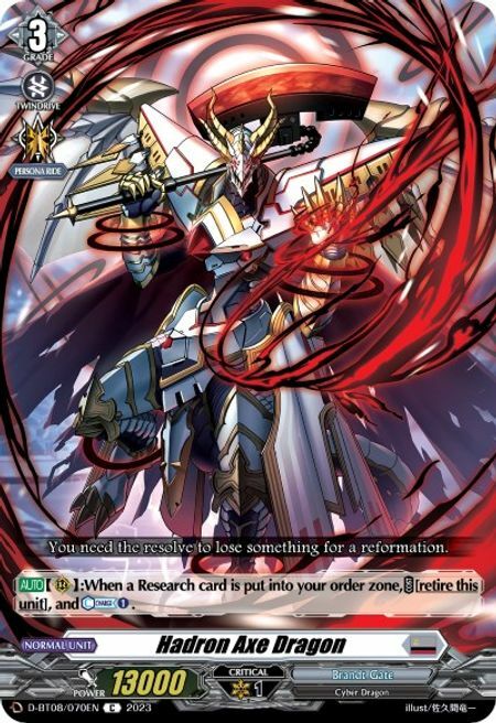 Hadron Axe Dragon [D Format] Card Front