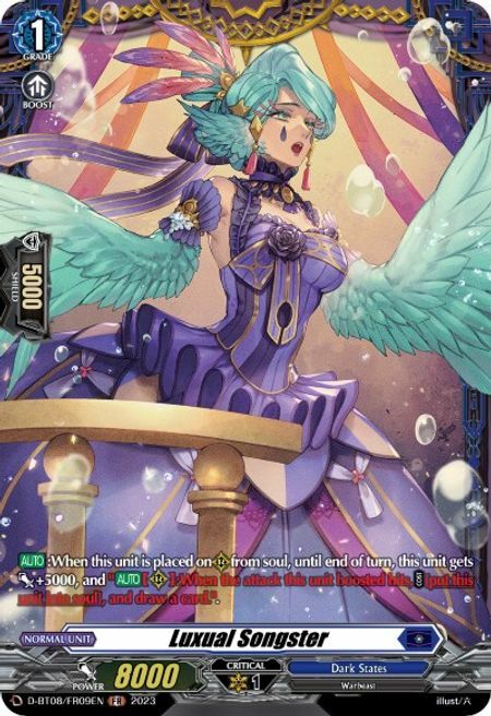 Luxual Songster [D Format] Card Front