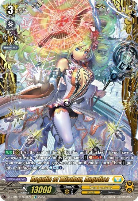 Regalia of Wisdom, Angelica [D Format] Card Front