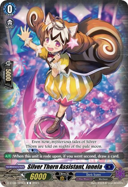 Silver Thorn Assistant, Ionela [D Format] Frente