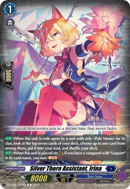 Silver Thorn Assistant, Irina [D Format] Card Front