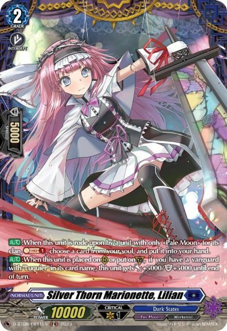 Silver Thorn Marionette, Lilian [D Format] Card Front