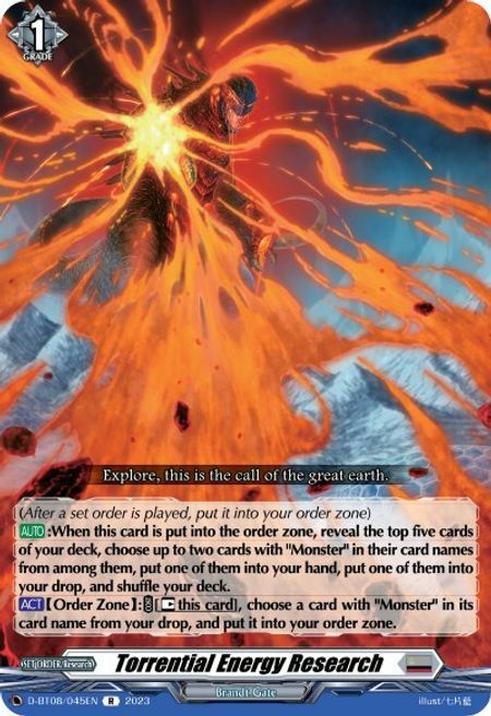 Torrential Energy Research [D Format] Frente