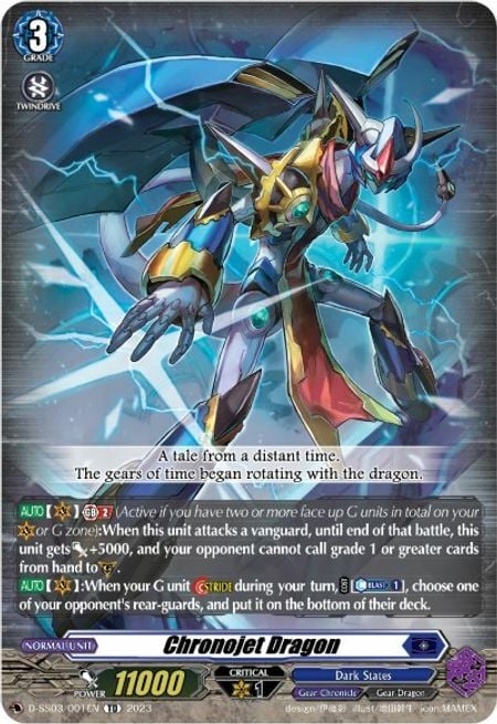 Chronojet Dragon Card Front
