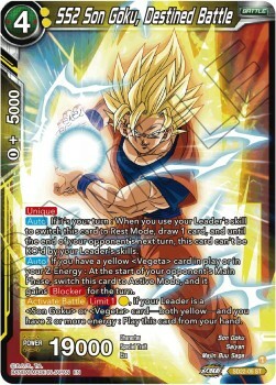SS2 Son Goku, Destined Battle Card Front