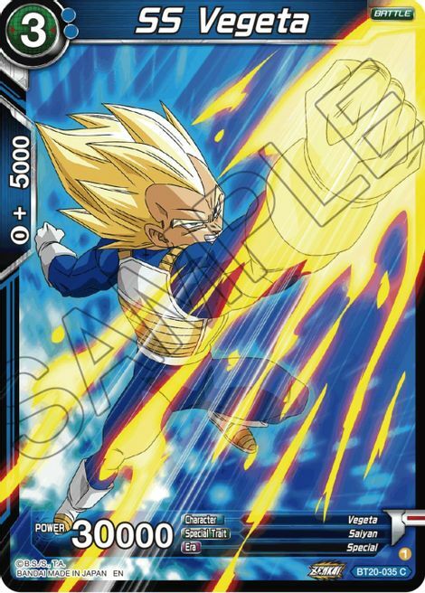 SS Vegeta - Power Absorbed Card Front