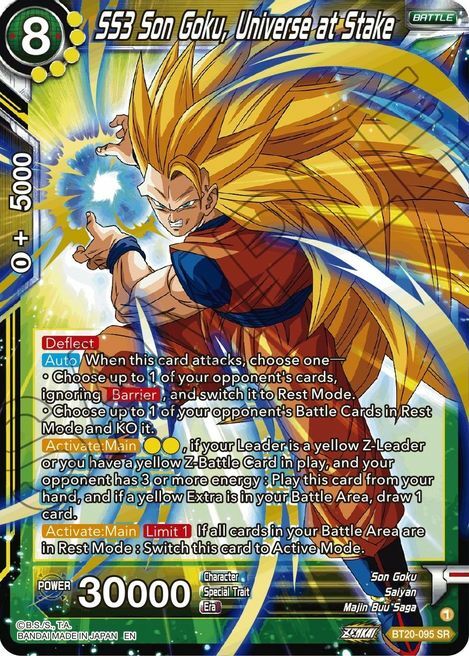 SS3 Son Goku, Universe at Stake Power Absorbed | Dragon Ball Super |  CardTrader