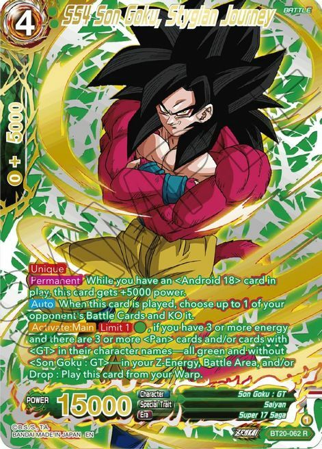 Son Goku // SS4 Son Goku, Betting It All (BT20-054) [Power Absorbed Pr