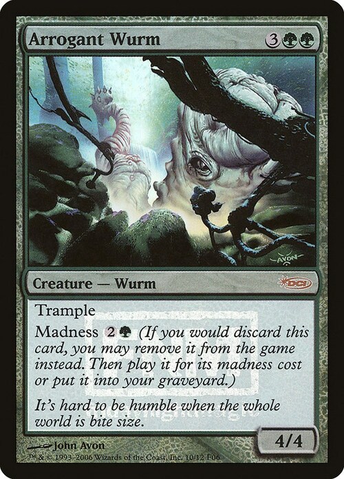 Arrogant Wurm Card Front