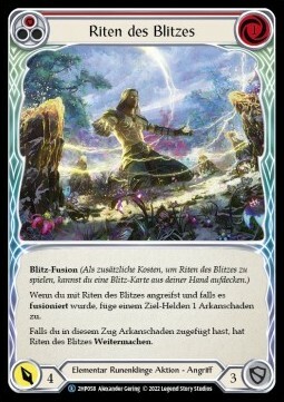 Rites of Lightning (Red) Card Front