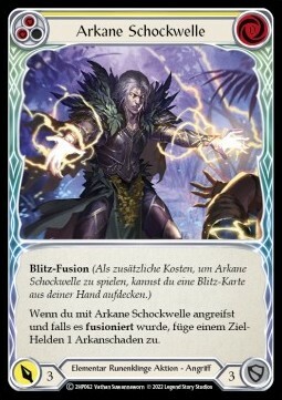 Arcanic Shockwave - Yellow Card Front